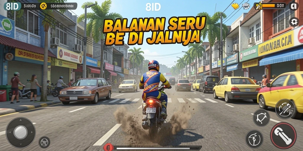 Gameplay Racing seru dengan grafis menakjubkan di 8ID.