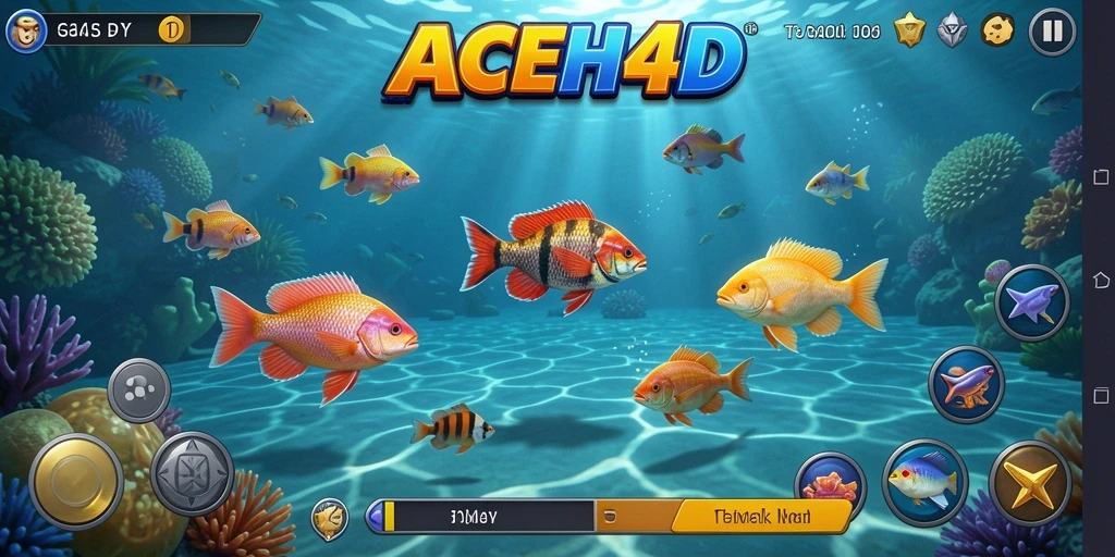 Screenshot ACEH4D menampilkan aksi menembak ikan yang menyenangkan.