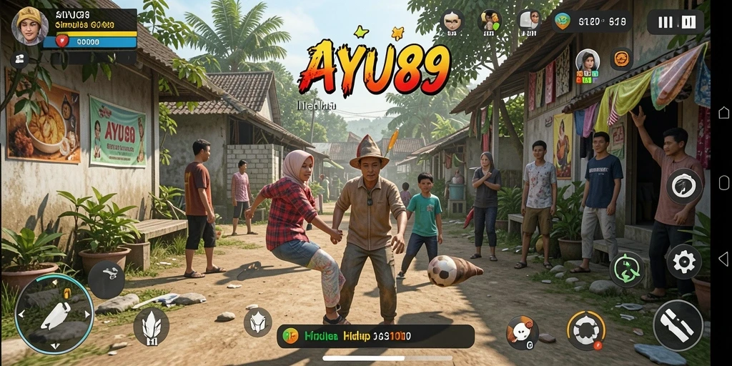 Tampilan gameplay AYU89 yang menawan dan interaktif.