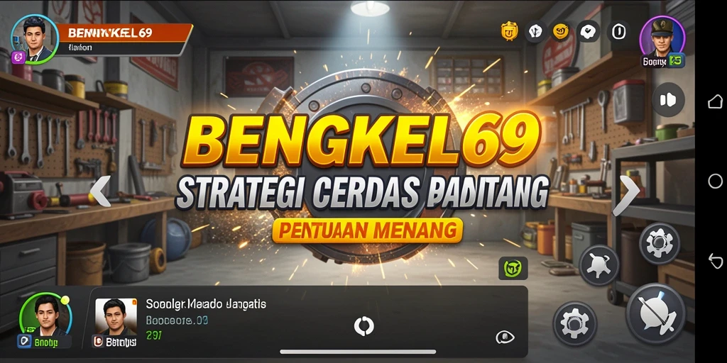 Tampilan menarik dari gameplay BENGKEL69 yang strategis.