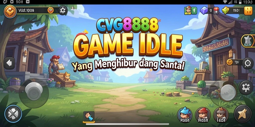 Tangkapan layar gameplay CVG8888 yang menampilkan aksi Idle yang menawan.