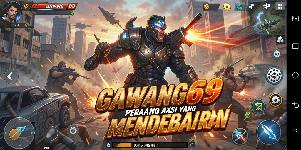 Gameplay mendebarkan dengan aksi cepat di GAWANG69.