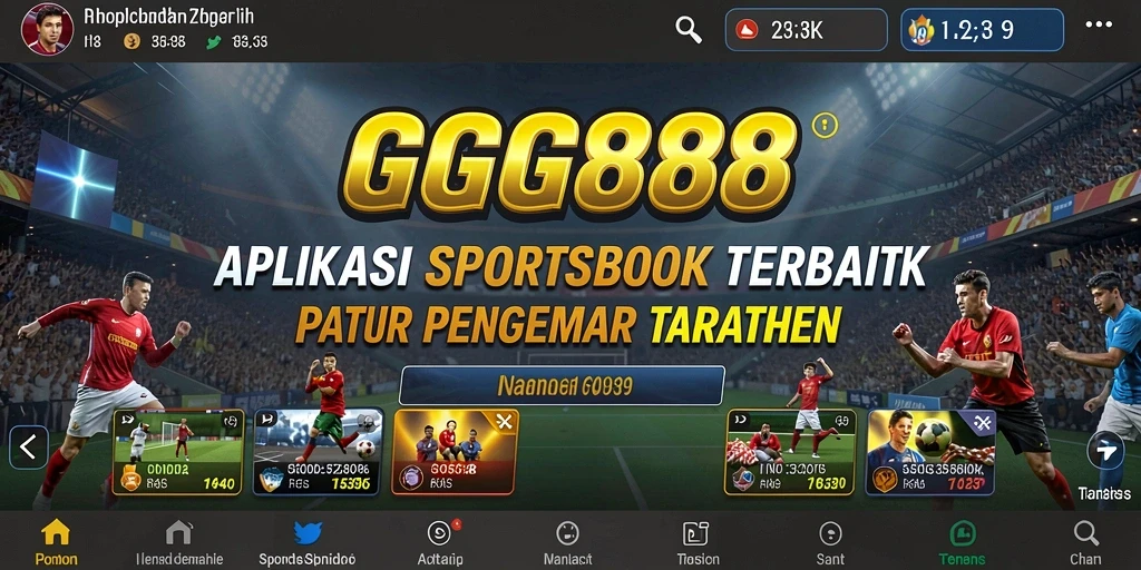 Tampilan gameplay GGG888 dalam taruhan olahraga yang seru.
