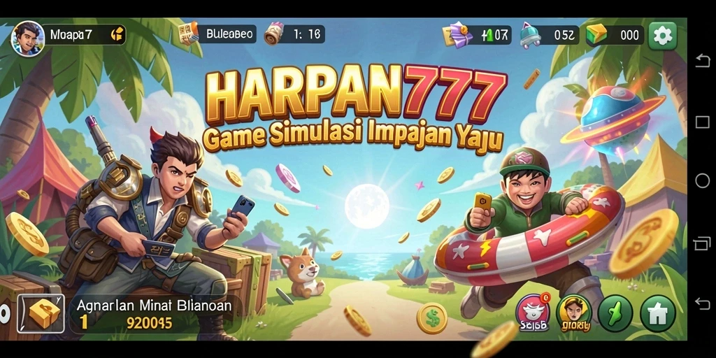 Tangkapan layar utama dari gameplay HARAPAN777 yang mendebarkan.