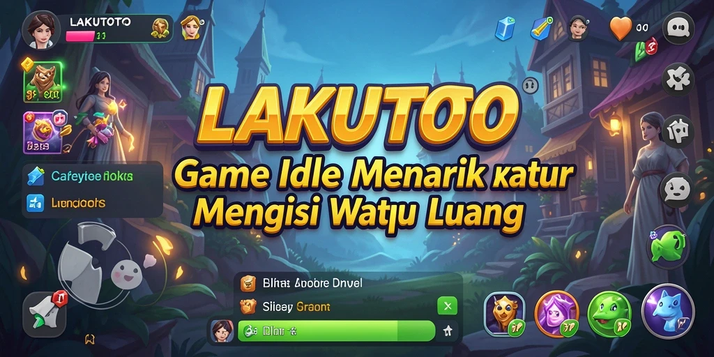 Tampilan gameplay LAKUTOTO dengan elemen Idle yang menarik.
