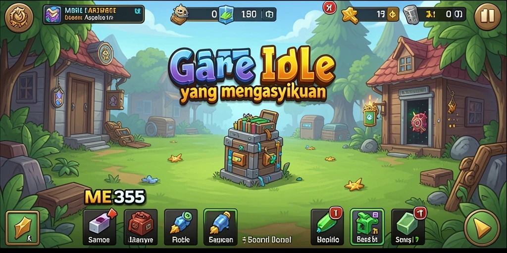 Tampilan gameplay ME355 yang menarik dan santai.