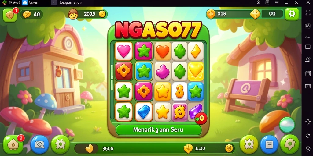 Tampilan gameplay menarik NGASO77 dengan grafis yang memukau.