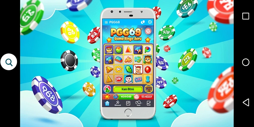 Tampilan gameplay PGG68 yang menegangkan saat bermain Bingo.