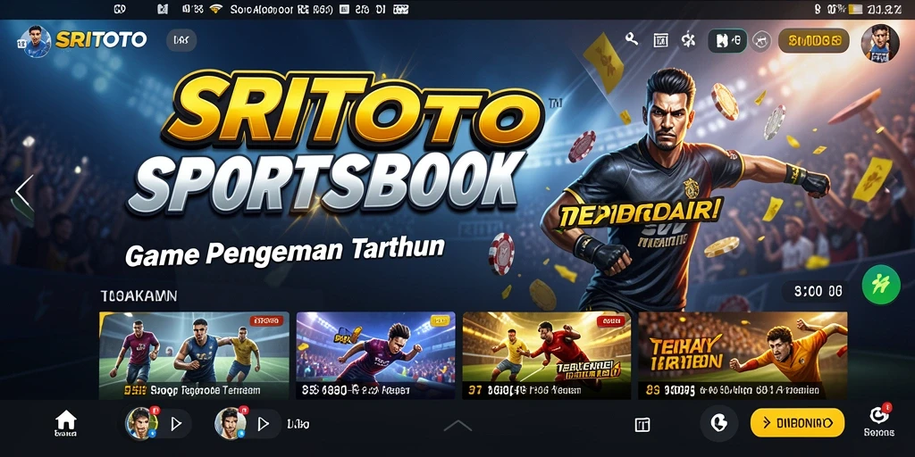 Tampilan menarik dari gameplay SRITOTO dalam taruhan olahraga.