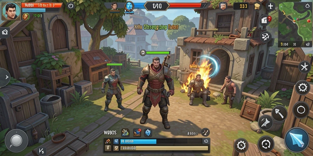 Tangkapan layar gameplay WDBOS yang menarik dan strategis.