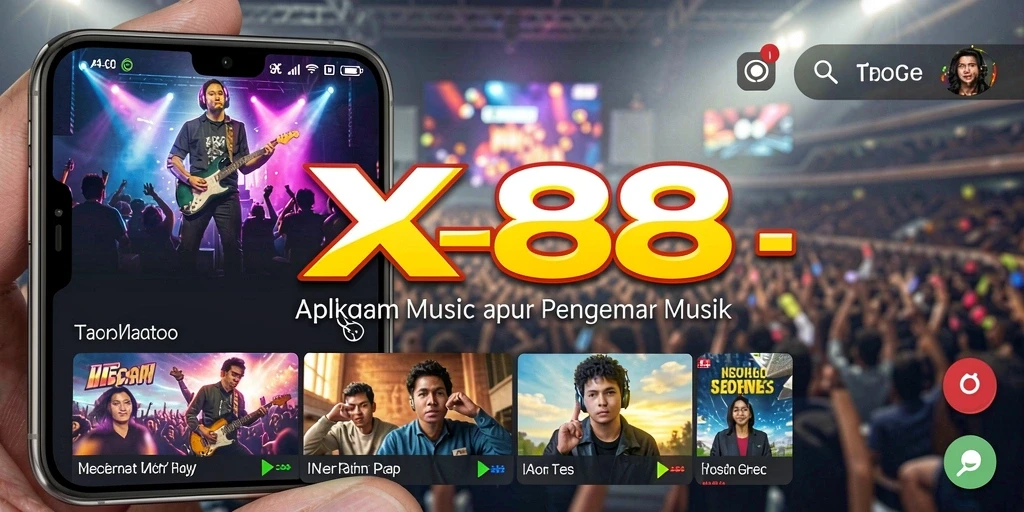Tangkapan layar gameplay X88 menampilkan pengalaman bernyanyi bersama yang menyenangkan.